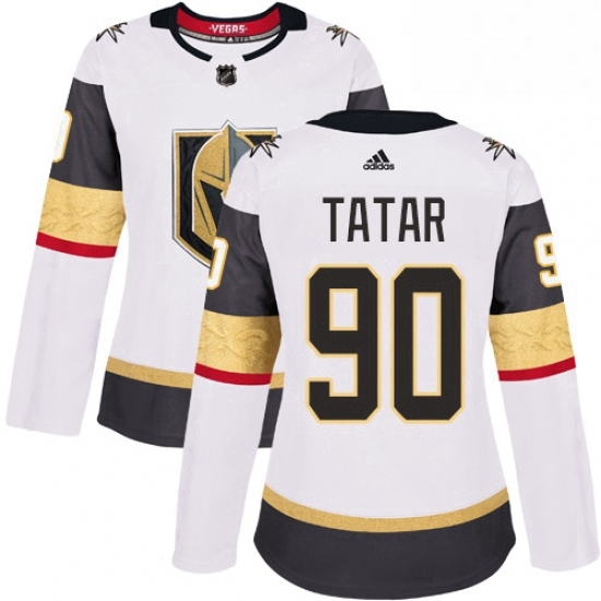 Womens Adidas Vegas Golden Knights 90 Tomas Tatar Authentic White Away NHL Jersey Womens Adidas Vegas Golden Knights 90 Tomas Tatar Authentic White Away NHL Jersey