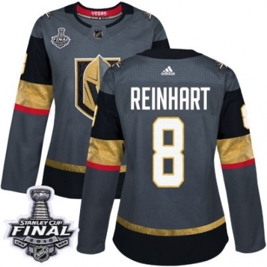 womens griffin reinhart vegas golden knights jersey gray adidas 8 nhl home 2018 stanley cup final authentic womens griffin reinhart vegas golden knights jersey gray adidas 8 nhl home 2018 stanley cup final authentic