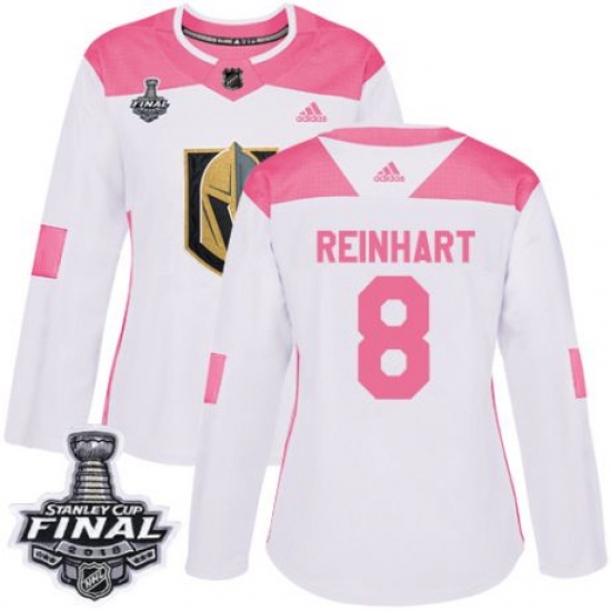 womens griffin reinhart vegas golden knights jersey white pink adidas 8 nhl 2018 stanley cup final authentic fashion womens griffin reinhart vegas golden knights jersey white pink adidas 8 nhl 2018 stanley cup final authentic fashion