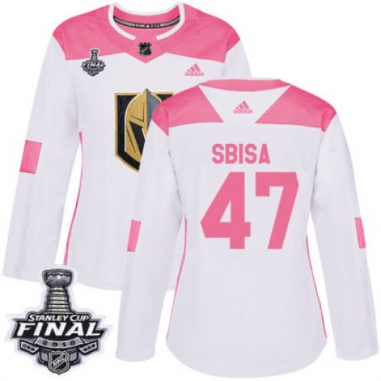 womens luca sbisa vegas golden knights jersey white pink adidas 47 nhl 2018 stanley cup final authentic fashion womens luca sbisa vegas golden knights jersey white pink adidas 47 nhl 2018 stanley cup final authentic fashion