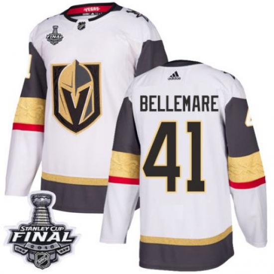 womens pierre edouard bellemare vegas golden knights jersey white adidas 41 nhl away 2018 stanley cup final authentic womens pierre edouard bellemare vegas golden knights jersey white adidas 41 nhl away 2018 stanley cup final authentic