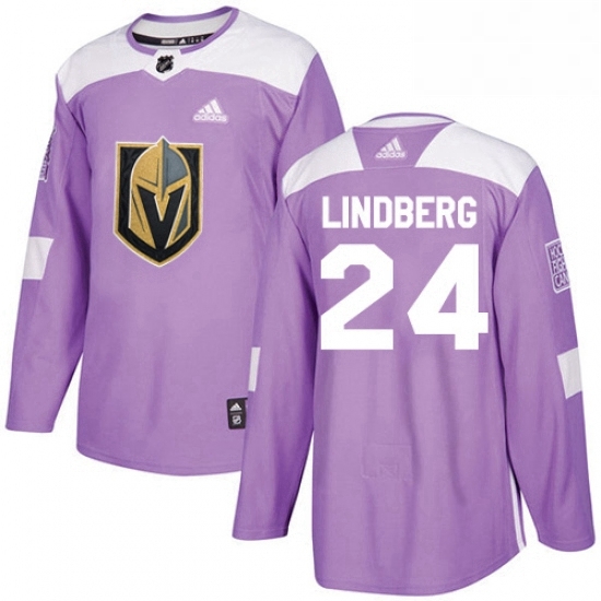 Youth Adidas Vegas Golden Knights 24 Oscar Lindberg Authentic Purple Fights Cancer Practice NHL Jersey Youth Adidas Vegas Golden Knights 24 Oscar Lindberg Authentic Purple Fights Cancer Practice NHL Jersey