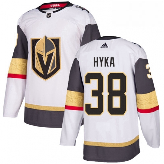 Youth Adidas Vegas Golden Knights 38 Tomas Hyka Authentic White Away NHL Jersey Youth Adidas Vegas Golden Knights 38 Tomas Hyka Authentic White Away NHL Jersey