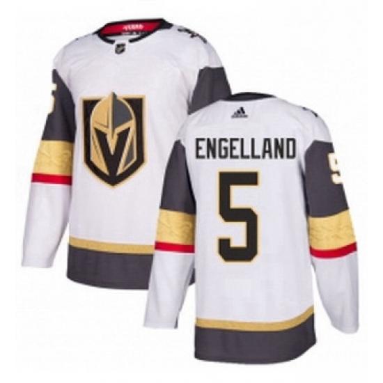 Youth Adidas Vegas Golden Knights 5 Deryk Engelland Authentic White Away NHL Jersey Youth Adidas Vegas Golden Knights 5 Deryk Engelland Authentic White Away NHL Jersey