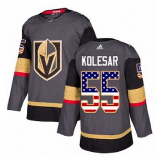 Youth Adidas Vegas Golden Knights 55 Keegan Kolesar Authentic Gray USA Flag Fashion NHL Jersey Youth Adidas Vegas Golden Knights 55 Keegan Kolesar Authentic Gray USA Flag Fashion NHL Jersey