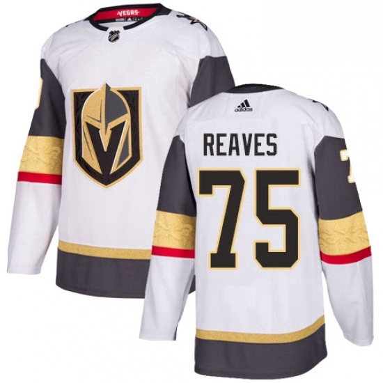 Youth Adidas Vegas Golden Knights 75 Ryan Reaves Authentic White Away NHL Jersey Youth Adidas Vegas Golden Knights 75 Ryan Reaves Authentic White Away NHL Jersey