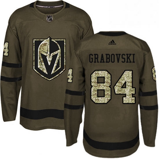 Youth Adidas Vegas Golden Knights 84 Mikhail Grabovski Authentic Green Salute to Service NHL Jersey Youth Adidas Vegas Golden Knights 84 Mikhail Grabovski Authentic Green Salute to Service NHL Jersey