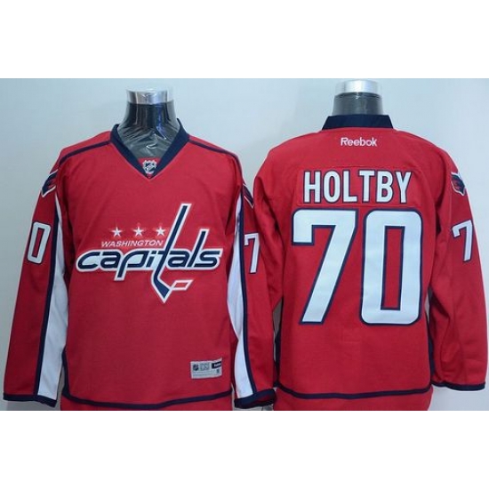 Capitals #70 Braden Holtby Red Stitched NHL Jersey Capitals #70 Braden Holtby Red Stitched NHL Jersey