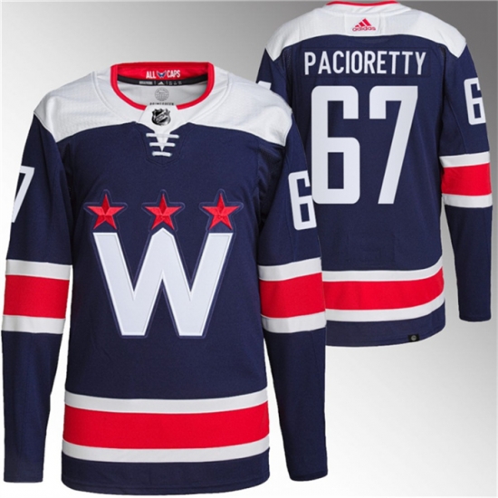 Men Washington Capitals 67 Max Pacioretty Navy Stitched Jersey Men Washington Capitals 67 Max Pacioretty Navy Stitched Jersey
