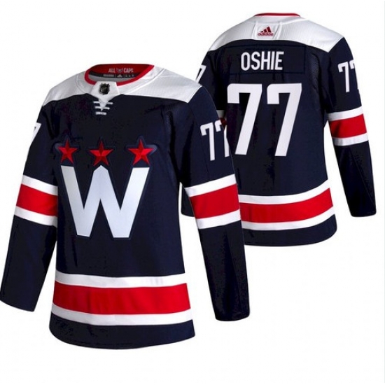 Men Washington Capitals 77 T J Oshie NEW Navy Blue Stitched NHL Jersey Men Washington Capitals 77 T J Oshie NEW Navy Blue Stitched NHL Jersey