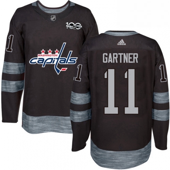 Mens Adidas Washington Capitals 11 Mike Gartner Premier Black 1917 2017 100th Anniversary NHL Jersey Mens Adidas Washington Capitals 11 Mike Gartner Premier Black 1917 2017 100th Anniversary NHL Jersey