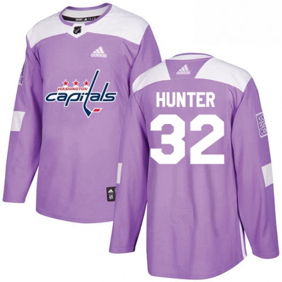 Mens Adidas Washington Capitals 32 Dale Hunter Authentic Purple Fights Cancer Practice NHL Jersey Mens Adidas Washington Capitals 32 Dale Hunter Authentic Purple Fights Cancer Practice NHL Jersey