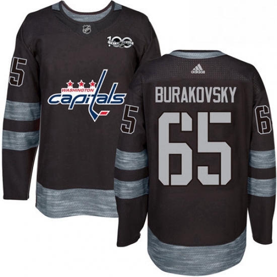 Mens Adidas Washington Capitals 65 Andre Burakovsky Premier Black 1917 2017 100th Anniversary NHL Jersey Mens Adidas Washington Capitals 65 Andre Burakovsky Premier Black 1917 2017 100th Anniversary NHL Jersey