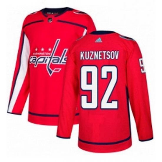 Mens Adidas Washington Capitals 92 Evgeny Kuznetsov Authentic Red Home NHL Jersey Mens Adidas Washington Capitals 92 Evgeny Kuznetsov Authentic Red Home NHL Jersey