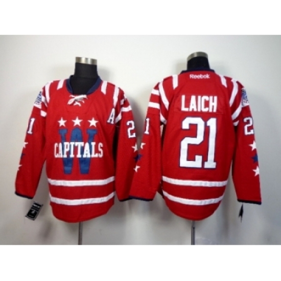 NHL Washington Capitals #21 Brooks Laich Red Stitched Jerseys(2015 Winter Classic) NHL Washington Capitals #21 Brooks Laich Red Stitched Jerseys(2015 Winter Classic)