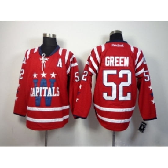 NHL Washington Capitals #52 Mike Green Red Stitched Jerseys(2015 Winter Classic) NHL Washington Capitals #52 Mike Green Red Stitched Jerseys(2015 Winter Classic)