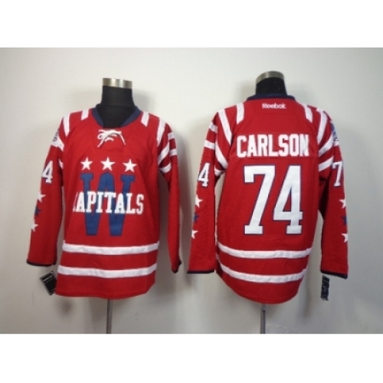 NHL Washington Capitals #74 John Carlson Red Stitched Jerseys(2015 Winter Classic) NHL Washington Capitals #74 John Carlson Red Stitched Jerseys(2015 Winter Classic)