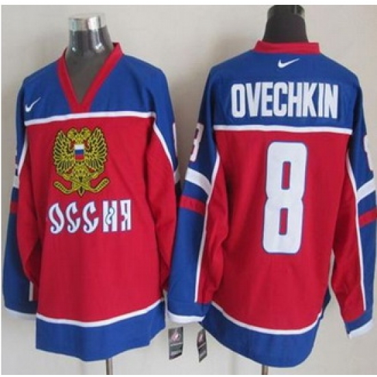 Nike Washington Capitals #8 Alex Ovechkin Red&Blue Stitched NHL Jersey Nike Washington Capitals #8 Alex Ovechkin Red&Blue Stitched NHL Jersey