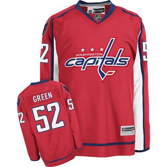 RBK hockey jerseys Washington Capitals 52 GREEN red RBK hockey jerseys Washington Capitals 52 GREEN red