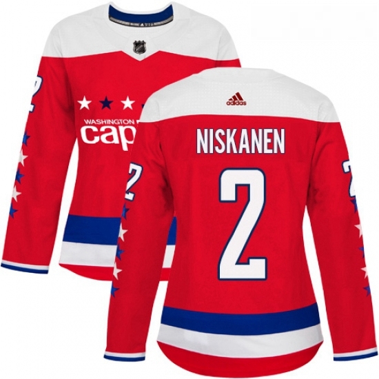 Womens Adidas Washington Capitals 2 Matt Niskanen Authentic Red Alternate NHL Jersey Womens Adidas Washington Capitals 2 Matt Niskanen Authentic Red Alternate NHL Jersey