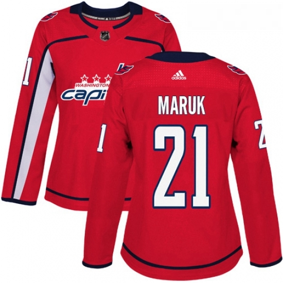 Womens Adidas Washington Capitals 21 Dennis Maruk Premier Red Home NHL Jersey Womens Adidas Washington Capitals 21 Dennis Maruk Premier Red Home NHL Jersey