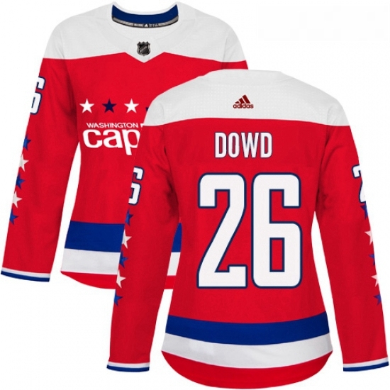 Womens Adidas Washington Capitals 26 Nic Dowd Authentic Red Alternate NHL Jersey Womens Adidas Washington Capitals 26 Nic Dowd Authentic Red Alternate NHL Jersey