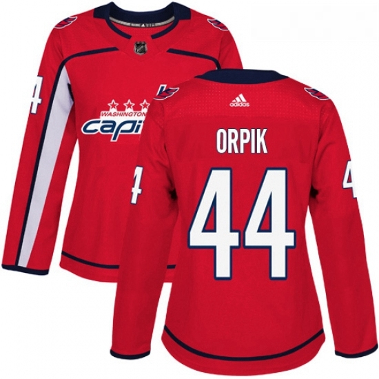 Womens Adidas Washington Capitals 44 Brooks Orpik Authentic Red Home NHL Jersey Womens Adidas Washington Capitals 44 Brooks Orpik Authentic Red Home NHL Jersey