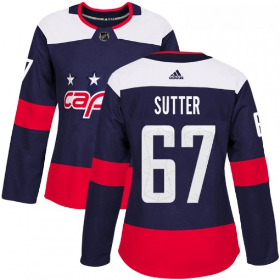 Womens Adidas Washington Capitals 67 Riley Sutter Authentic Navy Blue 2018 Stadium Series NHL Jerse Womens Adidas Washington Capitals 67 Riley Sutter Authentic Navy Blue 2018 Stadium Series NHL Jerse