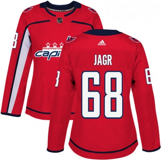 Womens Adidas Washington Capitals 68 Jaromir Jagr Premier Red Home NHL Jersey Womens Adidas Washington Capitals 68 Jaromir Jagr Premier Red Home NHL Jersey