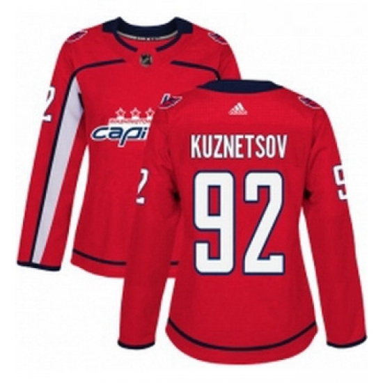 Womens Adidas Washington Capitals 92 Evgeny Kuznetsov Premier Red Home NHL Jersey Womens Adidas Washington Capitals 92 Evgeny Kuznetsov Premier Red Home NHL Jersey