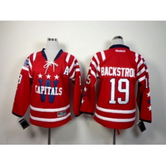 NHL Youth Washington Capitals #19 Nicklas Backstrom Red Stitched Jerseys(2015 Winter Classic) NHL Youth Washington Capitals #19 Nicklas Backstrom Red Stitched Jerseys(2015 Winter Classic)