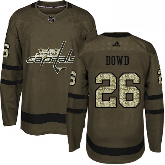 Youth Adidas Washington Capitals 26 Nic Dowd Premier Green Salute to Service NHL Jersey Youth Adidas Washington Capitals 26 Nic Dowd Premier Green Salute to Service NHL Jersey