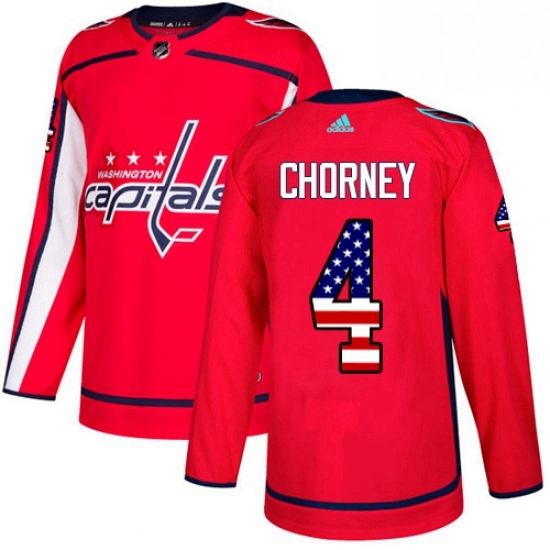 Youth Adidas Washington Capitals 4 Taylor Chorney Authentic Red USA Flag Fashion NHL Jersey Youth Adidas Washington Capitals 4 Taylor Chorney Authentic Red USA Flag Fashion NHL Jersey