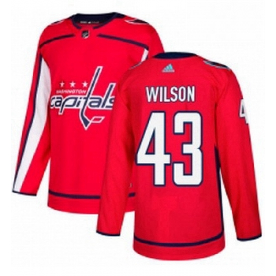 Youth Adidas Washington Capitals 43 Tom Wilson Authentic Red Home NHL Jersey Youth Adidas Washington Capitals 43 Tom Wilson Authentic Red Home NHL Jersey