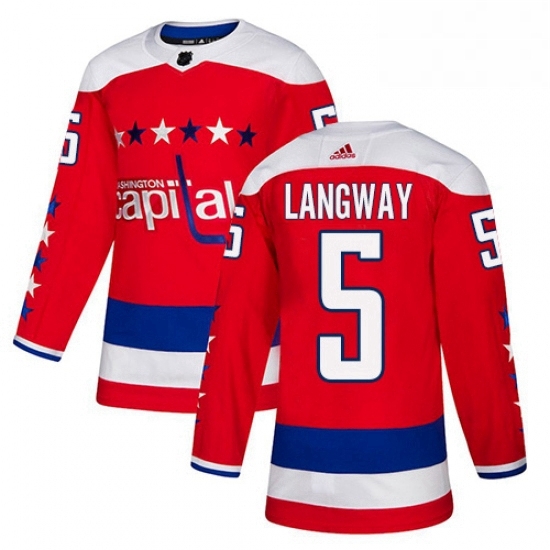 Youth Adidas Washington Capitals 5 Rod Langway Authentic Red Alternate NHL Jersey Youth Adidas Washington Capitals 5 Rod Langway Authentic Red Alternate NHL Jersey