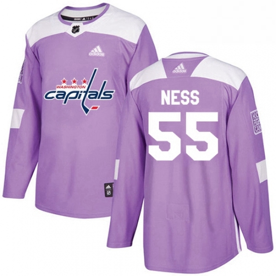 Youth Adidas Washington Capitals 55 Aaron Ness Authentic Purple Fights Cancer Practice NHL Jersey Youth Adidas Washington Capitals 55 Aaron Ness Authentic Purple Fights Cancer Practice NHL Jersey