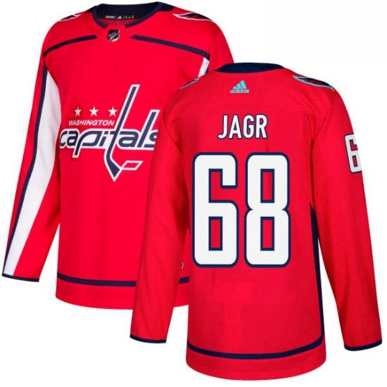 Youth Adidas Washington Capitals 68 Jaromir Jagr Authentic Red Home NHL Jersey Youth Adidas Washington Capitals 68 Jaromir Jagr Authentic Red Home NHL Jersey