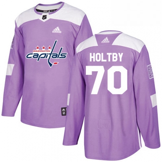 Youth Adidas Washington Capitals 70 Braden Holtby Authentic Purple Fights Cancer Practice NHL Jersey Youth Adidas Washington Capitals 70 Braden Holtby Authentic Purple Fights Cancer Practice NHL Jersey