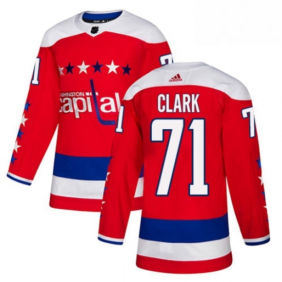 Youth Adidas Washington Capitals 71 Kody Clark Authentic Red Alternate NHL Jersey Youth Adidas Washington Capitals 71 Kody Clark Authentic Red Alternate NHL Jersey