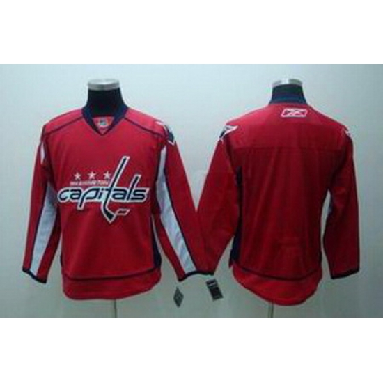 Youth KIDS Washington Capitals blank red jerseys Youth KIDS Washington Capitals blank red jerseys