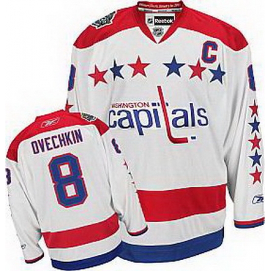 Youth Washington Capitals 2011 Winter Classic #8 Alex Ovechkin Premier Jerseys white Youth Washington Capitals 2011 Winter Classic #8 Alex Ovechkin Premier Jerseys white
