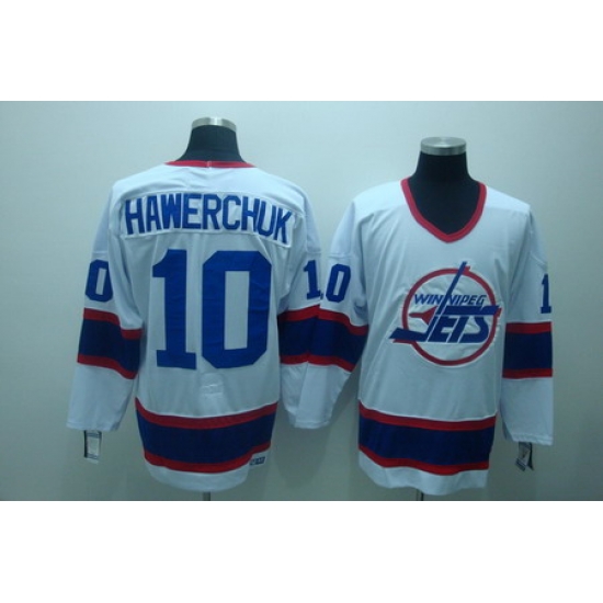 DALE HAWERCHUK 10 Winnipeg Jets white jerseys CCM DALE HAWERCHUK 10 Winnipeg Jets white jerseys CCM