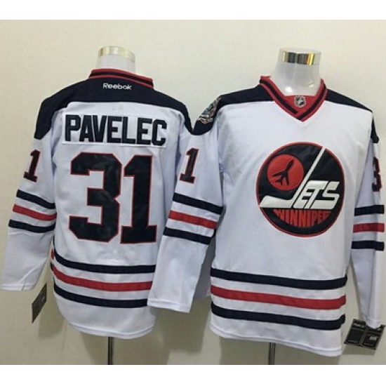 Jets #31 Ondrej Pavelec White Heritage Classic Stitched NHL Jersey Jets #31 Ondrej Pavelec White Heritage Classic Stitched NHL Jersey