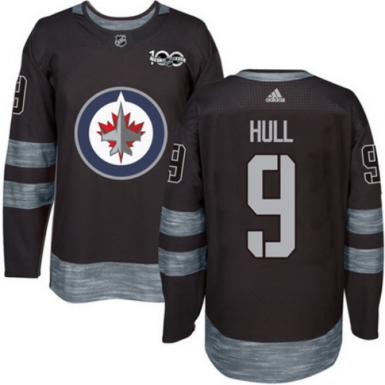 Jets #9 Bobby Hull Black 1917 2017 100th Anniversary Stitched NHL Jersey Jets #9 Bobby Hull Black 1917 2017 100th Anniversary Stitched NHL Jersey