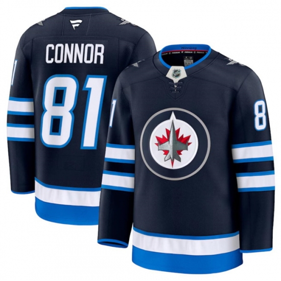 Men Winnipeg Jets 81 Kyle Connor Navy 2024 25 Home Stitched Hockey Jersey Men Winnipeg Jets 81 Kyle Connor Navy 2024 25 Home Stitched Hockey Jersey