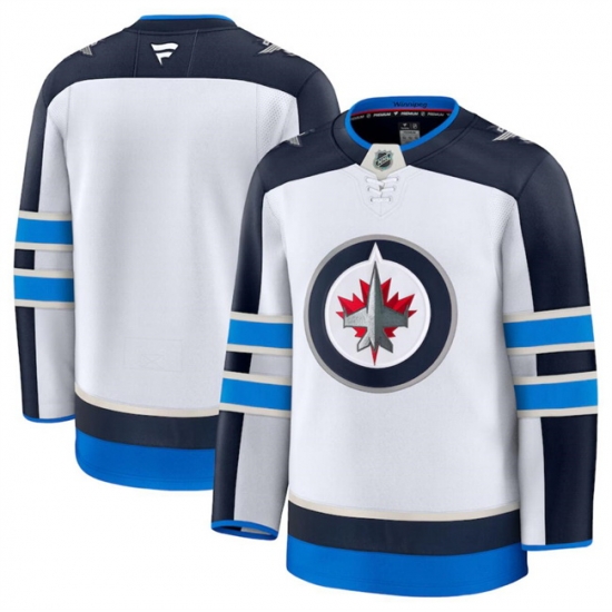 Men Winnipeg Jets Blank White 2024 25 Away Stitched Hockey Jersey Men Winnipeg Jets Blank White 2024 25 Away Stitched Hockey Jersey