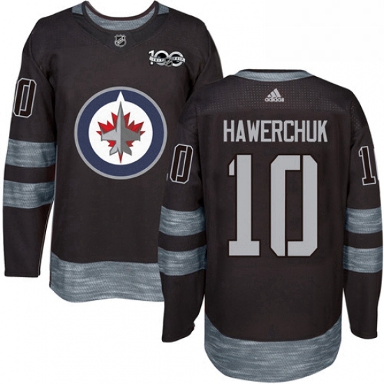Mens Adidas Winnipeg Jets 10 Dale Hawerchuk Premier Black 1917 2017 100th Anniversary NHL Jersey Mens Adidas Winnipeg Jets 10 Dale Hawerchuk Premier Black 1917 2017 100th Anniversary NHL Jersey
