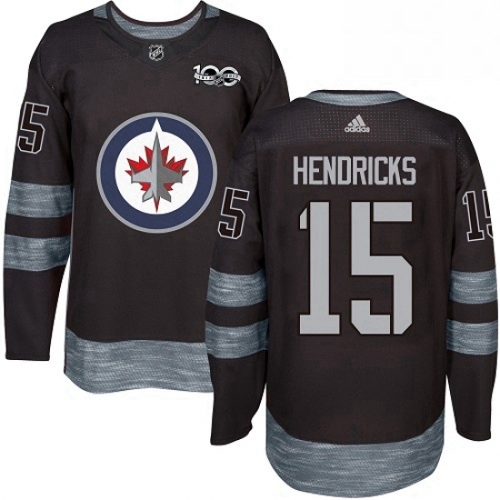Mens Adidas Winnipeg Jets 15 Matt Hendricks Authentic Black 1917 2017 100th Anniversary NHL Jersey Mens Adidas Winnipeg Jets 15 Matt Hendricks Authentic Black 1917 2017 100th Anniversary NHL Jersey