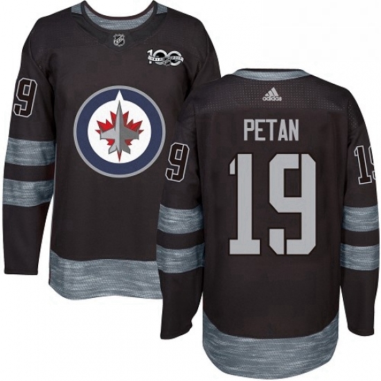 Mens Adidas Winnipeg Jets 19 Nic Petan Premier Black 1917 2017 100th Anniversary NHL Jersey Mens Adidas Winnipeg Jets 19 Nic Petan Premier Black 1917 2017 100th Anniversary NHL Jersey