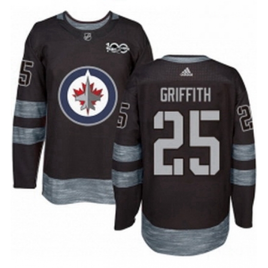 Mens Adidas Winnipeg Jets 25 Seth Griffith Authentic Black 1917 2017 100th Anniversary NHL Jersey Mens Adidas Winnipeg Jets 25 Seth Griffith Authentic Black 1917 2017 100th Anniversary NHL Jersey